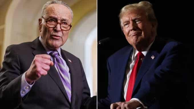 Chuck Schumer Donald Trump missiles Tomahawk
