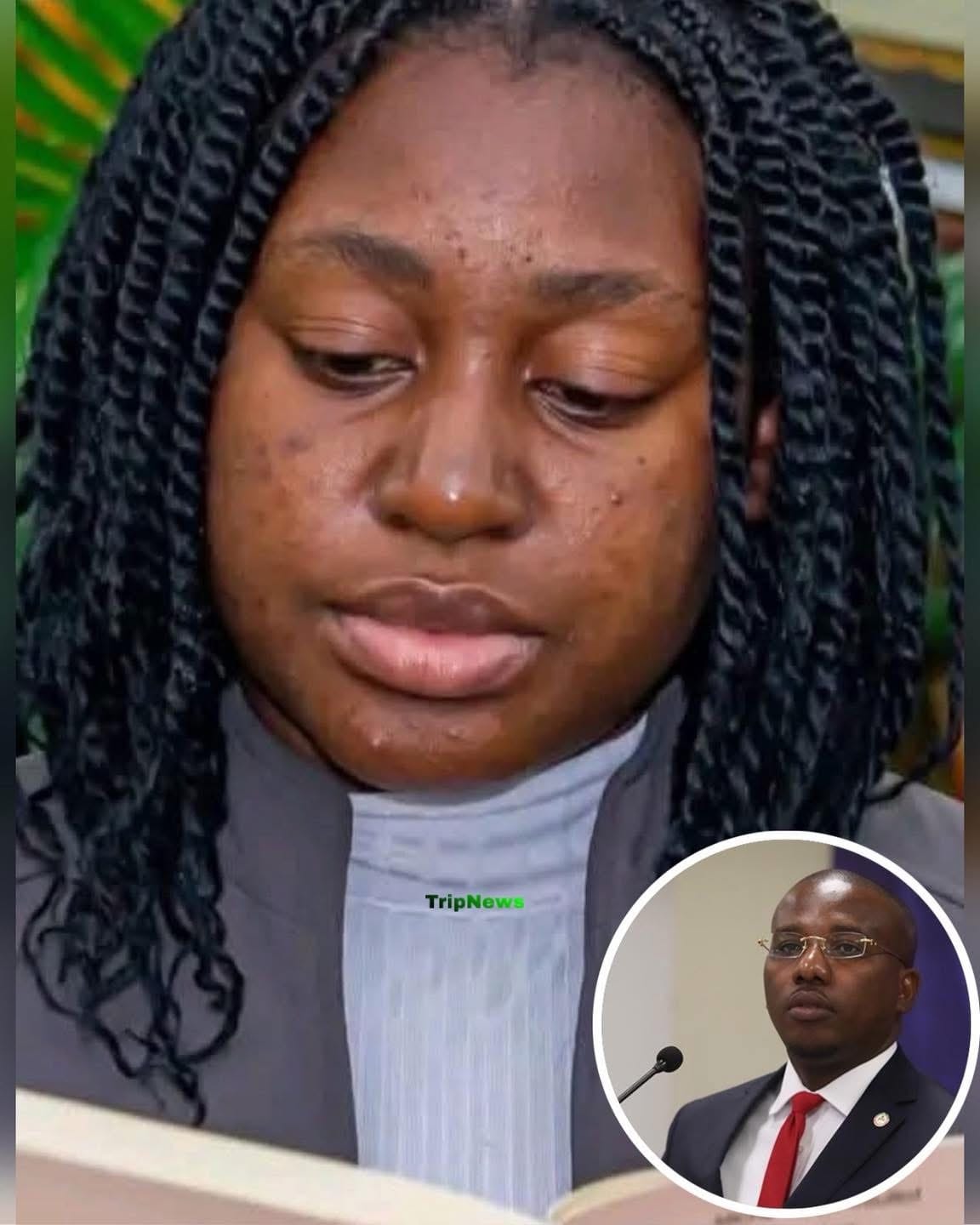 Sœur Roselande et Claude Joseph lors d'un rassemblement du parti EDE en Haïti