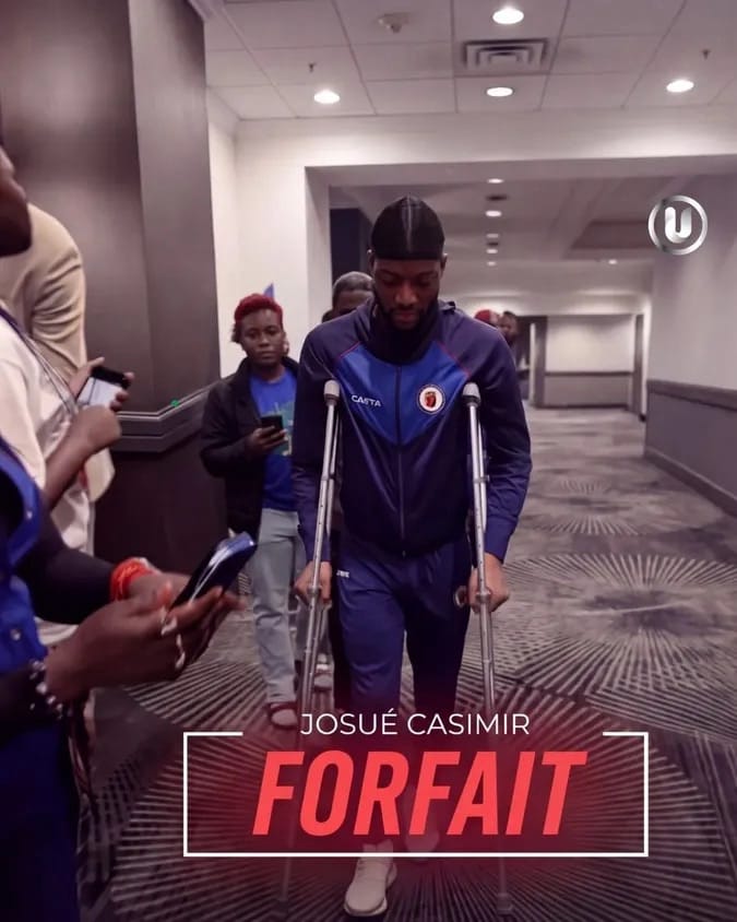 Sébastien Migné en conférence de presse avant Haïti vs Islande