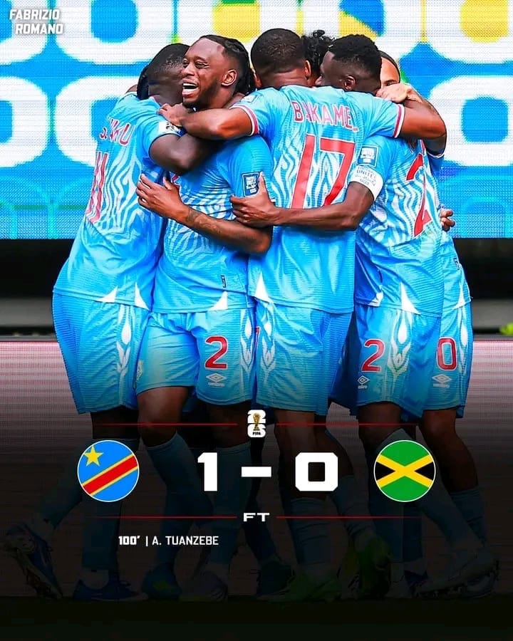 Célébration qualification RDC Coupe du Monde 2026 contre Jamaïque
